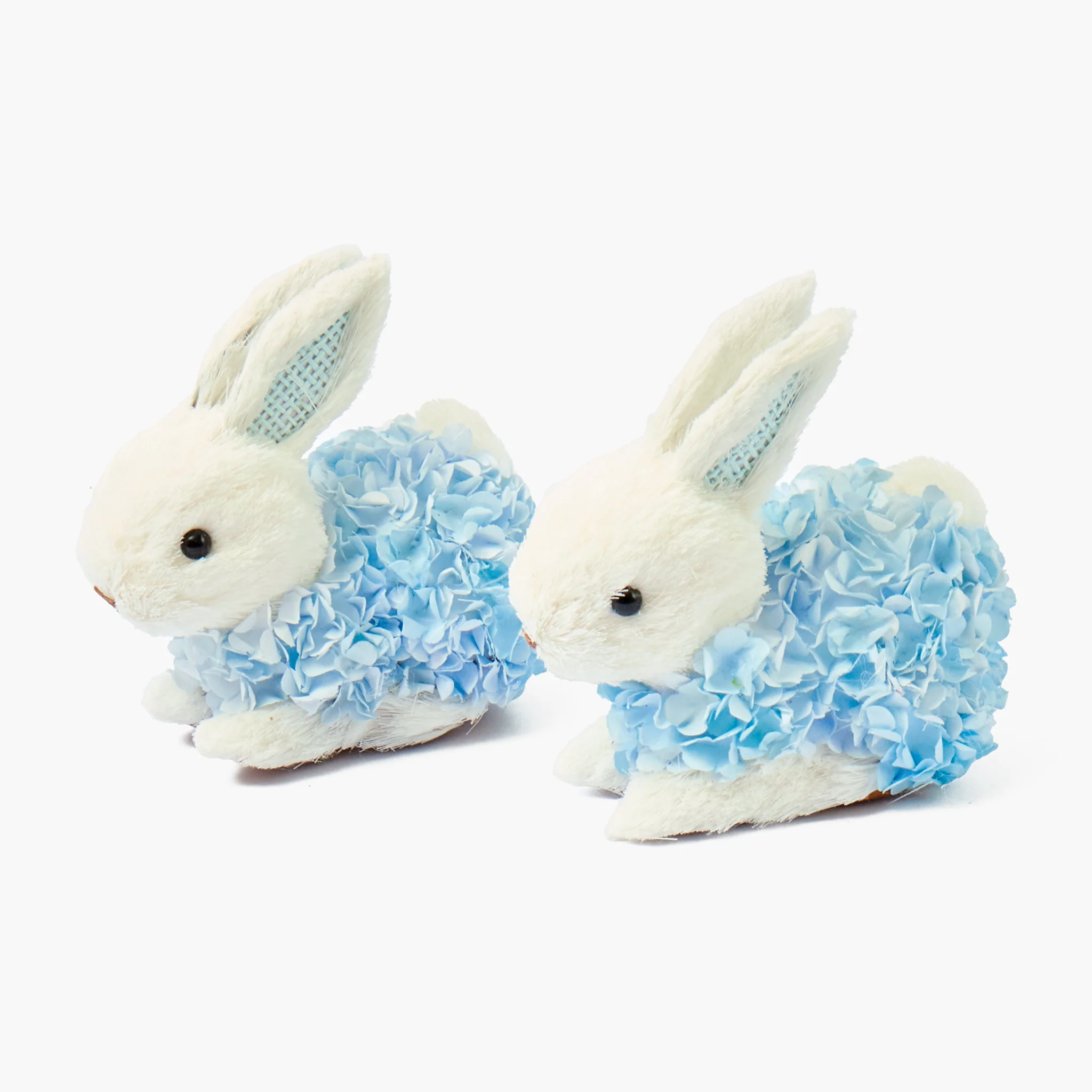 Yellow & Blue Floral Bunnies (Set of 4) - Image 8
